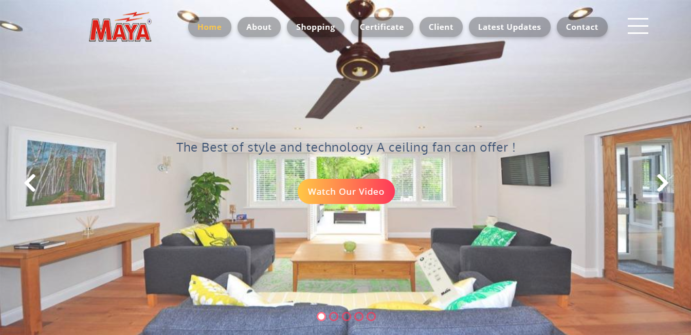 Maya ceiling fan